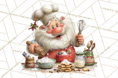 Santa Claus Christmas Clipart PNG, Cozy Watercolor Product Image 3
