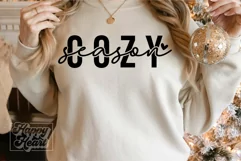 Cozy Season SVG - Sweater Weather Thanksgiving Christmas SVG Product Image 3