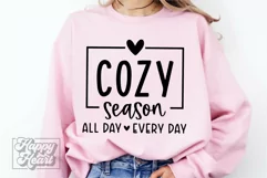 Cozy Season SVG - Sweater Weather Thanksgiving Christmas PNG Product Image 4