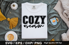 Cozy Season SVG - Fall Quotes Design Product Image 1