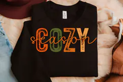 Cozy Season SVG | Funny Christmas Quote SVG Product Image 1
