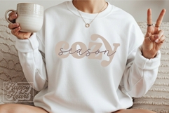 Cozy Season SVG PNG - Sweater Weather Thanksgiving Christmas Product Image 4