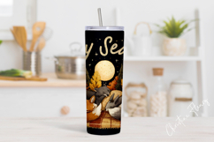 Woodland Cozy Season Tumbler Wrap PNG Product Image 2