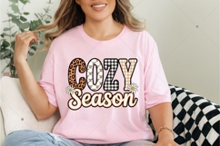 Cozy Season PNG, Retro Checkered Fall PNG, Varsity Fall png Product Image 7