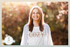 Cozy Season Knockout Text SVG