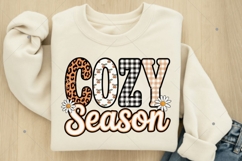 Cozy Season PNG, Retro Checkered Fall PNG, Varsity Fall png Product Image 9