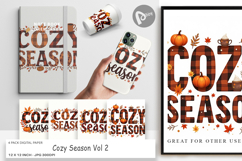 Cozy Season Digital Paper Product Image 1