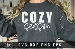 Cozy Season SVG | Funny Christmas Quote SVG Product Image 1
