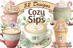 Pumpkin Spice Drinks Clipart PNG Autumn Coffee Product Image 1