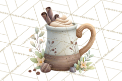 Pumpkin Spice Drinks Clipart PNG Autumn Coffee Product Image 2