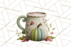 Pumpkin Spice Drinks Clipart PNG Autumn Coffee Product Image 2