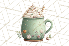 Pumpkin Spice Drinks Clipart PNG Autumn Coffee Product Image 5