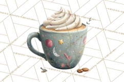 Pumpkin Spice Drinks Clipart PNG Autumn Coffee Product Image 5