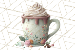 Pumpkin Spice Drinks Clipart PNG Autumn Coffee Product Image 2