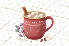 Pumpkin Spice Drinks Clipart PNG Autumn Coffee Product Image 4
