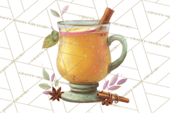 Pumpkin Spice Drinks Clipart PNG Autumn Coffee Product Image 2