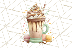 Pumpkin Spice Drinks Clipart PNG Autumn Coffee Product Image 5