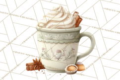 Pumpkin Spice Drinks Clipart PNG Autumn Coffee Product Image 2