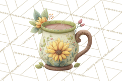 Pumpkin Spice Drinks Clipart PNG Autumn Coffee Product Image 5