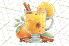 Pumpkin Spice Drinks Clipart PNG Autumn Coffee Product Image 2