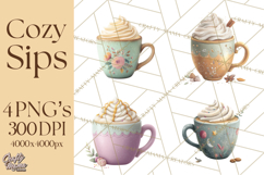Pumpkin Spice Drinks Clipart PNG Autumn Coffee Product Image 1