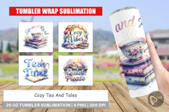 Tea &amp; Tales Mom Quotes Tumbler Product Image 1