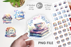 Tea &amp; Tales Mom Quotes Sticker Product Image 1