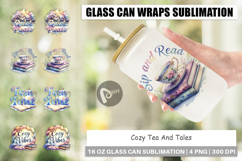 Tea &amp; Tales Mom Quotes Glass Can Product Image 1