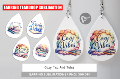 Tea &amp; Tales Mom Quotes Earring Product Image 1