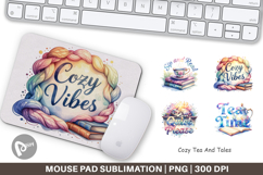 Tea &amp; Tales Mom Quotes Mouse Pad Product Image 1