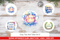 Tea &amp; Tales Mom Quotes Wind Spinner Product Image 1