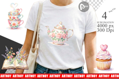 Cozy Tea Time Mom Brunch Sublimation Product Image 1