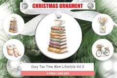 Cozy Tea Time Mom Lifestyle Ornament Product Image 1