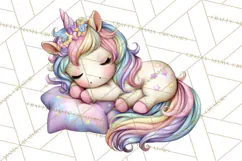 Cute Cozy Unicorn PNG Clipart for Reading, Tea and Relaxing Product Image 4