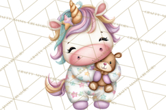 Cute Cozy Unicorn PNG Clipart for Reading, Tea and Relaxing Product Image 5