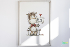 Cozy Valentine Animals Clipart Product Image 2