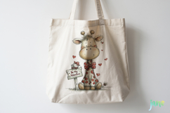 Cozy Valentine Animals Clipart Product Image 3