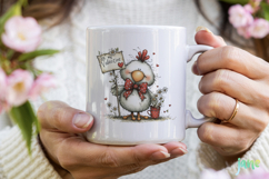 Cozy Valentine Animals Clipart Product Image 4