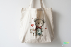 Cozy Valentine Animals Clipart Product Image 4