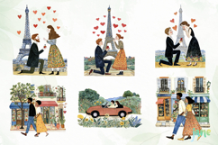 Cozy Valentine Couples Clipart Bundle Product Image 10