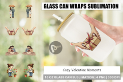 Cozy Valentine Moments Glass Can Product Image 1