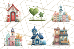 Cute Neighborhood Town Creator PNG Clipart Product Image 7