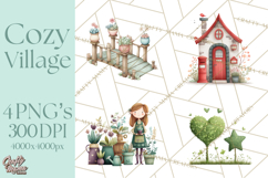Cute Neighborhood Town Creator PNG Clipart Product Image 1
