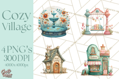 Cute Neighborhood Town Creator PNG Clipart Product Image 1