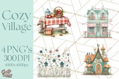 Cute Neighborhood Town Creator PNG Clipart Product Image 1