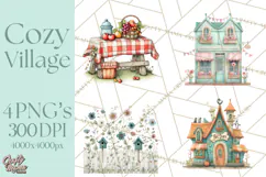 Cute Neighborhood Town Creator PNG Clipart Product Image 1