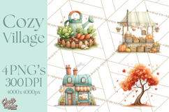 Cute Neighborhood Town Creator PNG Clipart Product Image 1