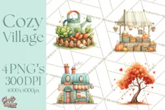Cute Neighborhood Town Creator PNG Clipart Product Image 1