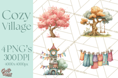 Cute Neighborhood Town Creator PNG Clipart Product Image 1