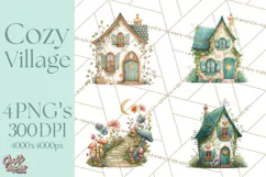 Cute Neighborhood Town Creator PNG Clipart Product Image 1